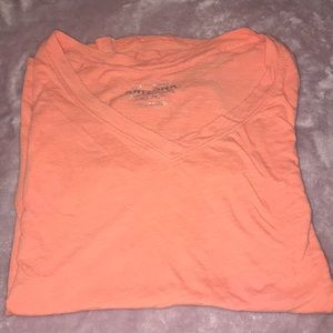 Coral Vneck T-shirt